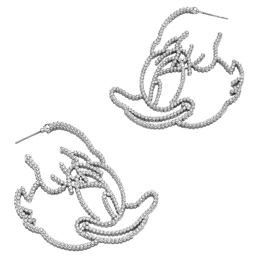 BaubleBar Daisy Duck Outline Earrings