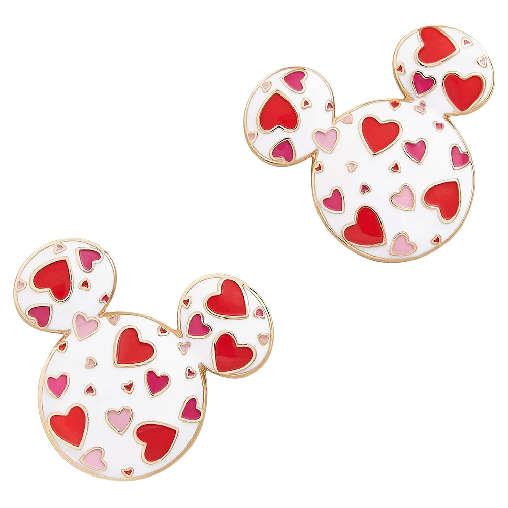 BaubleBar Mickey Mouse Mixed Hearts Earrings