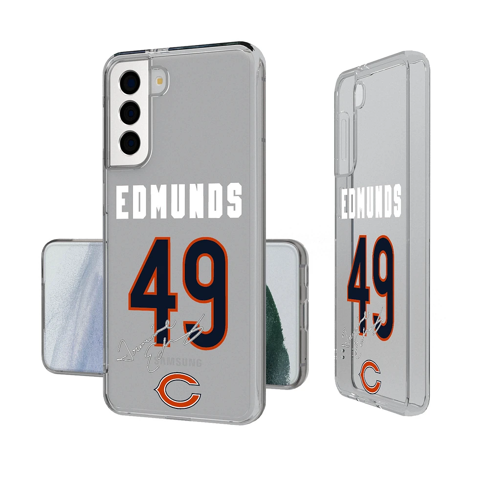 Keyscaper Tremaine Edmunds Chicago Bears Galaxy Clear Case
