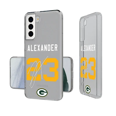 Keyscaper Jaire Alexander Green Bay Packers Galaxy Clear Case