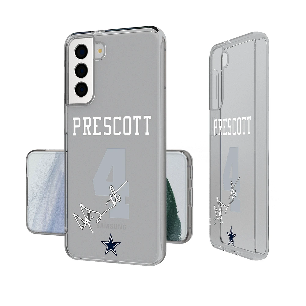 Keyscaper Dak Prescott Dallas Cowboys Galaxy Clear Case