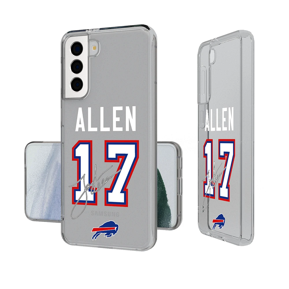 Keyscaper Josh Allen Buffalo Bills Galaxy Clear Case