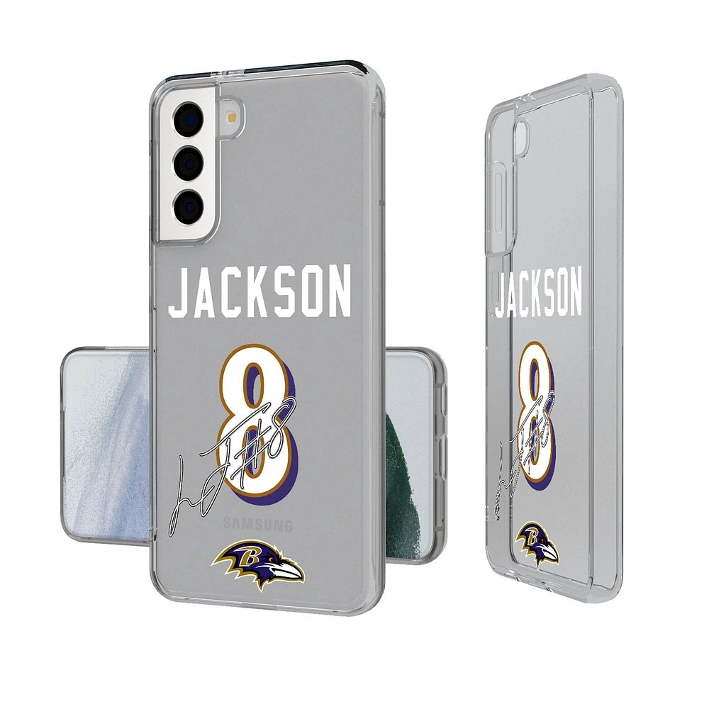 Keyscaper Lamar Jackson Baltimore Ravens Galaxy Clear Case