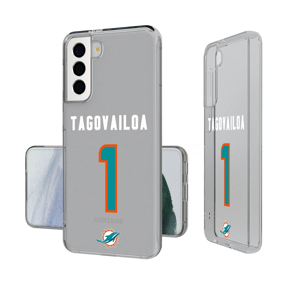 Keyscaper Tua Tagovailoa Miami Dolphins Galaxy Clear Case