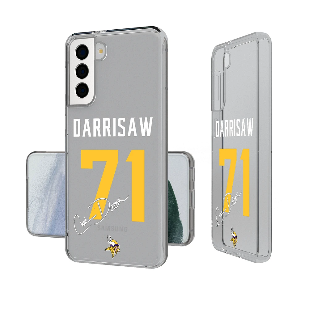 Keyscaper Christian Darrisaw Minnesota Vikings Galaxy Clear Case