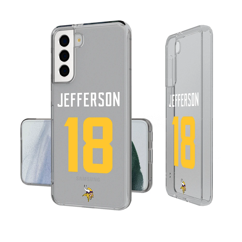 Keyscaper Justin Jefferson Minnesota Vikings Galaxy Clear Case