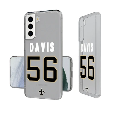 Keyscaper Demario Davis New Orleans Saints Galaxy Clear Case
