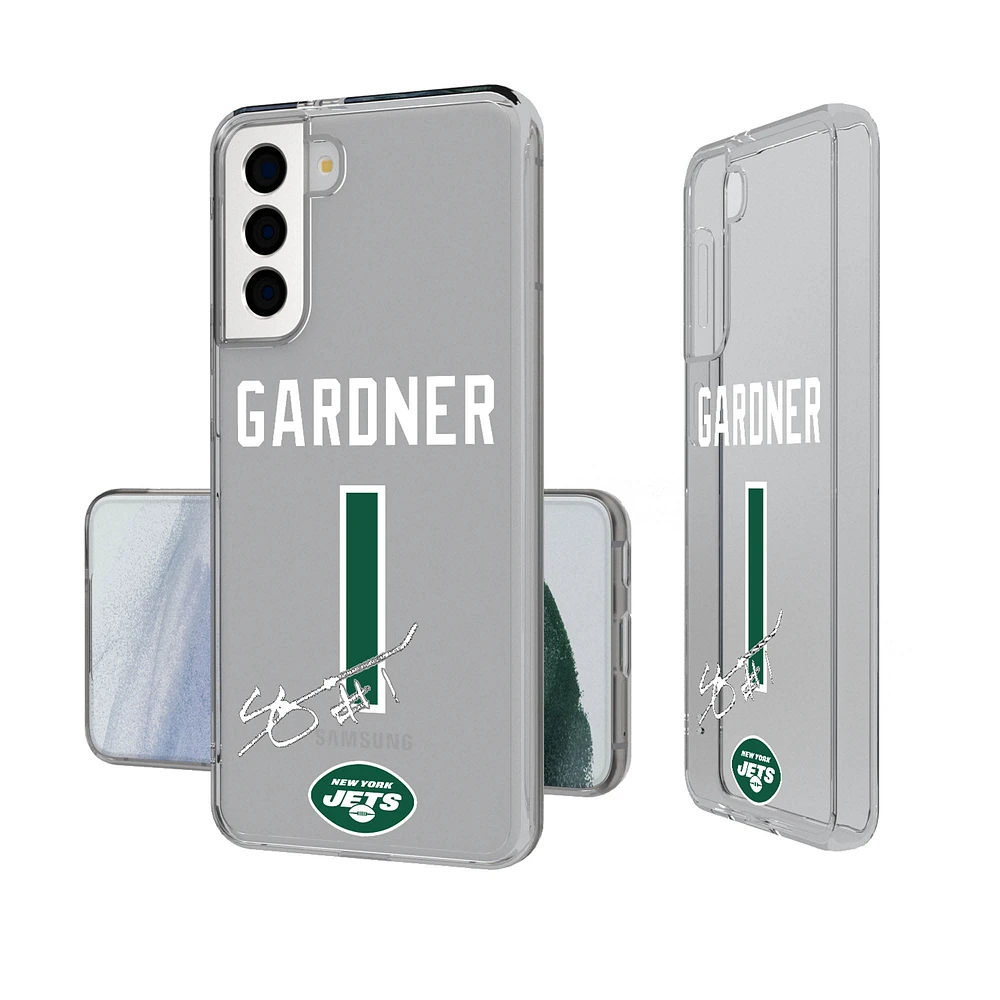 Keyscaper Ahmad Sauce Gardner New York Jets Galaxy Clear Case