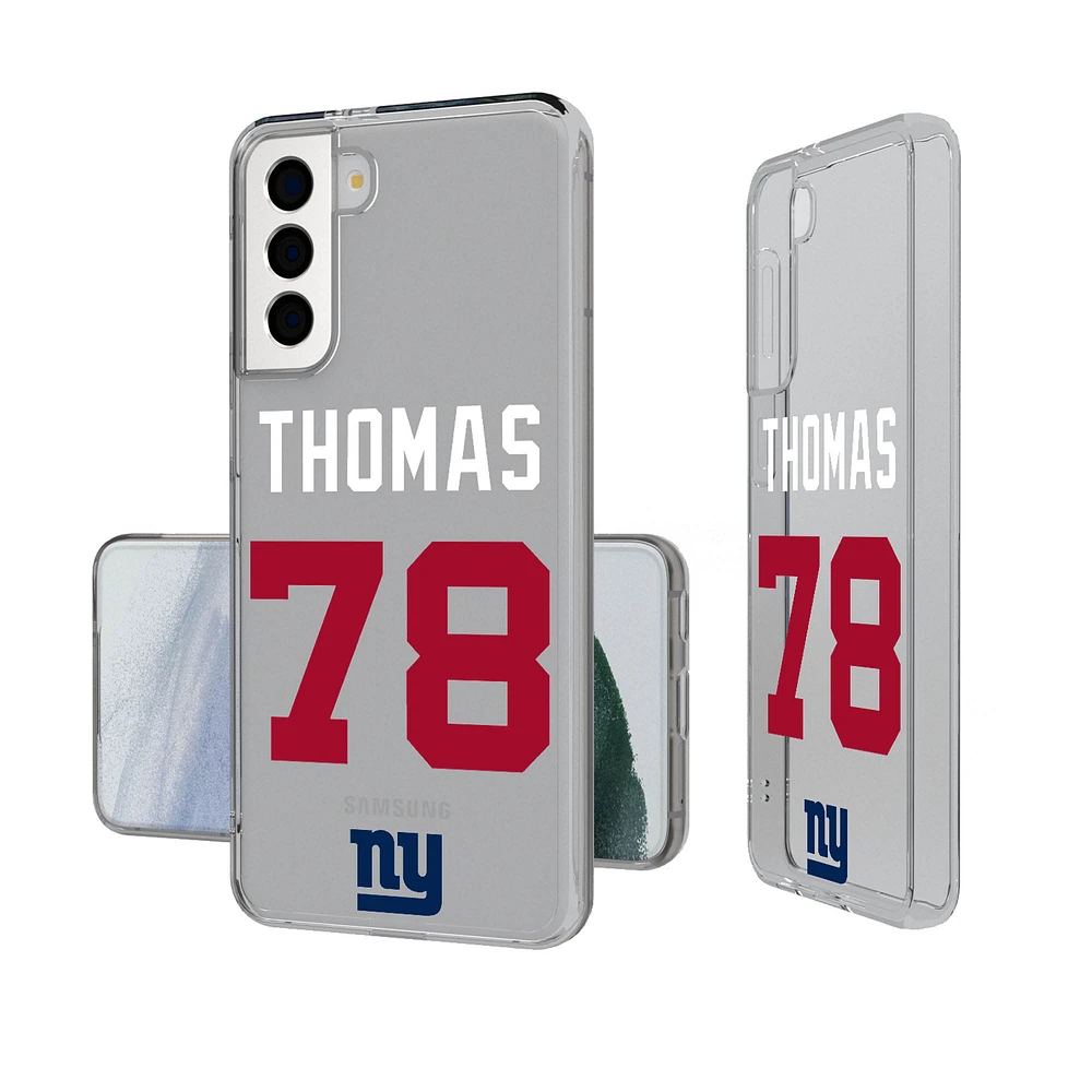 Keyscaper Andrew Thomas New York Giants Galaxy Clear Case