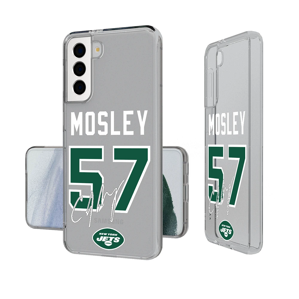 Keyscaper C.J. Mosley New York Jets Galaxy Clear Case