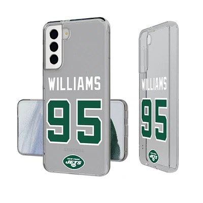 Keyscaper Quinnen Williams New York Jets Galaxy Clear Case