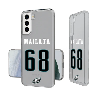 Keyscaper Jordan Mailata Philadelphia Eagles Galaxy Clear Case