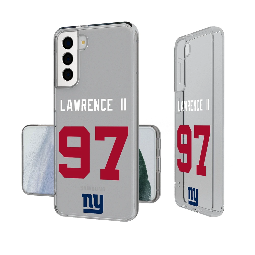 Keyscaper Dexter Lawrence II New York Giants Galaxy Clear Case