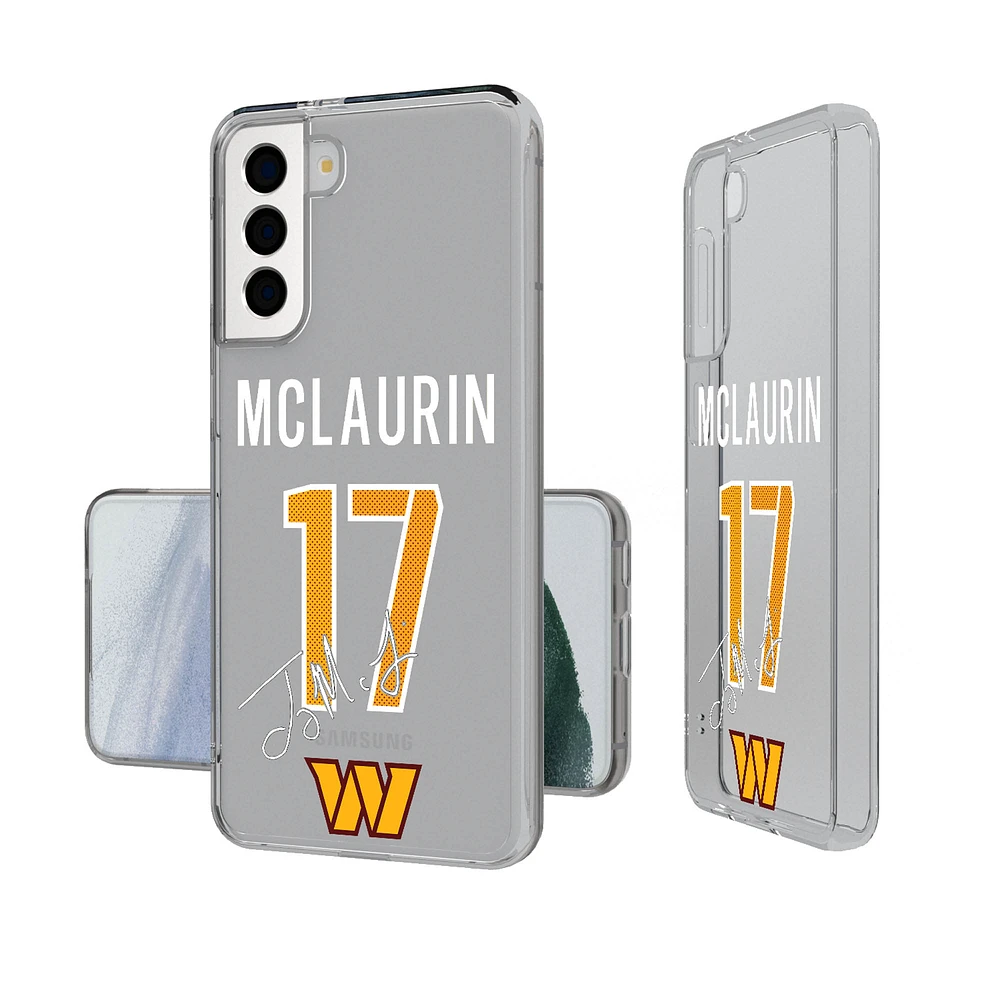 Keyscaper Terry McLaurin Washington Commanders Galaxy Clear Case