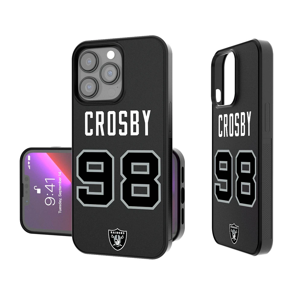 Keyscaper Maxx Crosby Las Vegas Raiders iPhone Bump Case