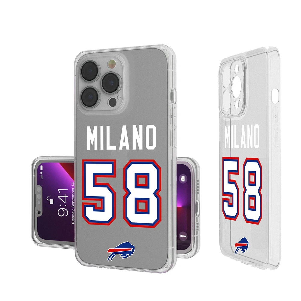 Keyscaper Matt Milano Buffalo Bills iPhone Clear Case