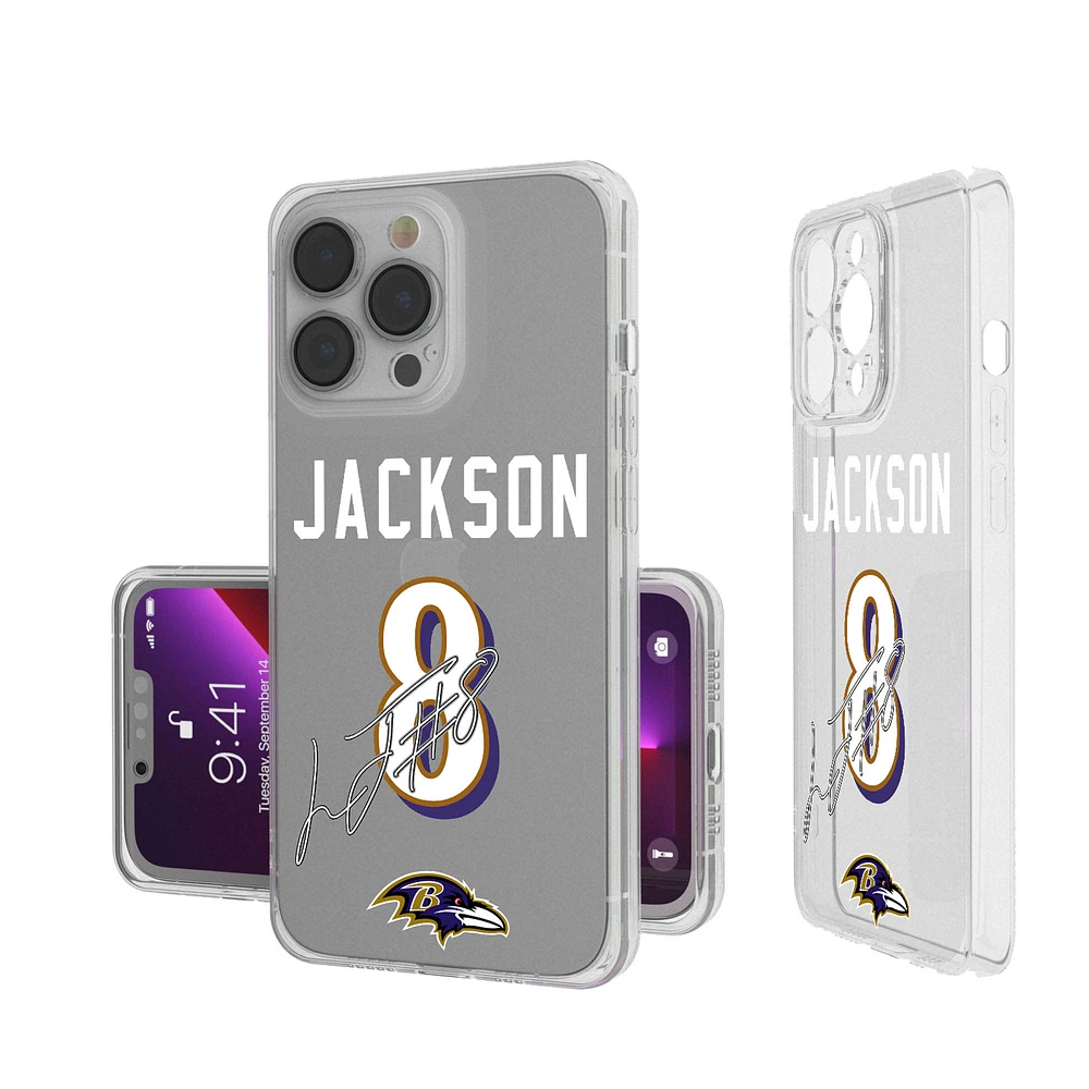 Keyscaper Lamar Jackson Baltimore Ravens iPhone Clear Case