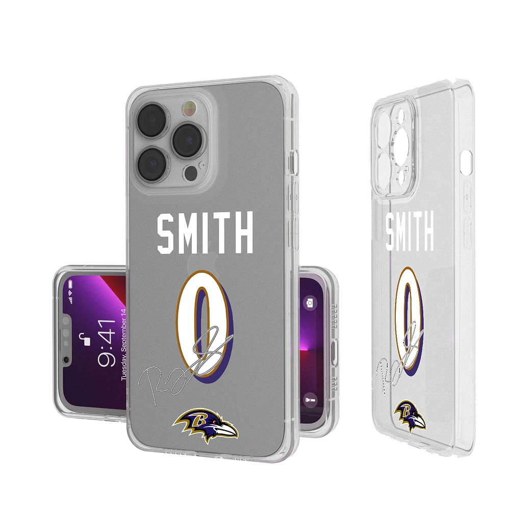 Keyscaper Roquan Smith Baltimore Ravens iPhone Clear Case