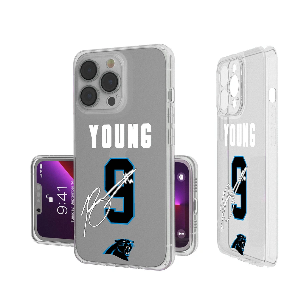Keyscaper Bryce Young Carolina Panthers iPhone Clear Case
