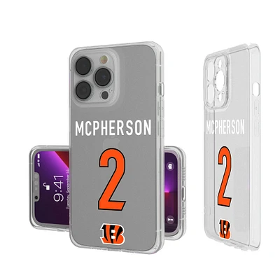 Keyscaper Evan McPherson Cincinnati Bengals iPhone Clear Case