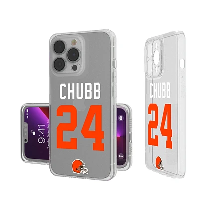 Keyscaper Nick Chubb Cleveland Browns iPhone Clear Case
