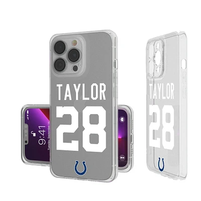 Keyscaper Jonathan Taylor Indianapolis Colts iPhone Clear Case