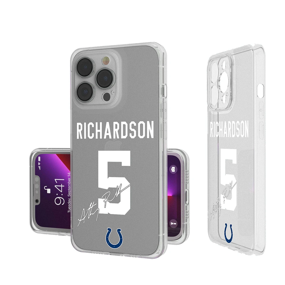 Keyscaper Anthony Richardson Indianapolis Colts iPhone Clear Case