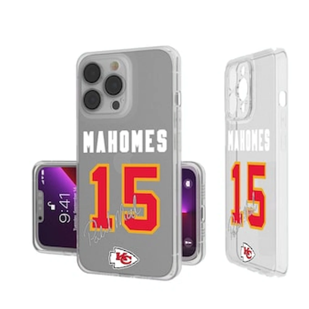 Keyscaper Patrick Mahomes Kansas City Chiefs iPhone Clear Case