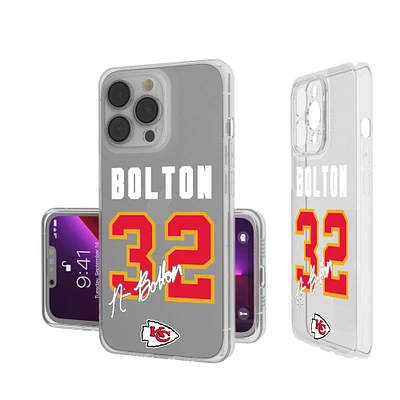 Keyscaper Nick Bolton Kansas City Chiefs iPhone Clear Case