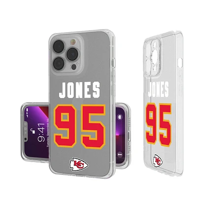 Keyscaper Chris Jones Kansas City Chiefs iPhone Clear Case