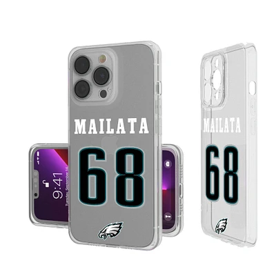 Keyscaper Jordan Mailata Philadelphia Eagles iPhone Clear Case