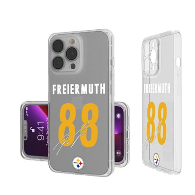 Keyscaper Pat Freiermuth Pittsburgh Steelers iPhone Clear Case
