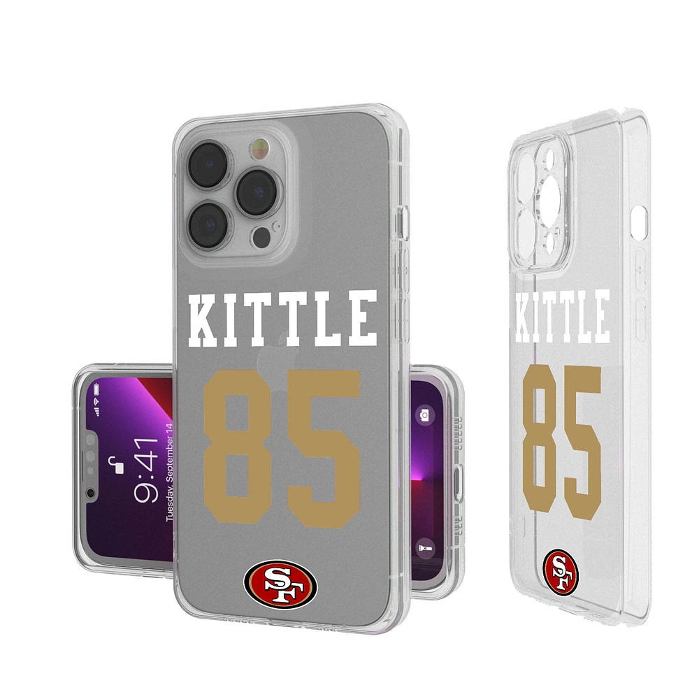 Keyscaper George Kittle San Francisco 49ers iPhone Clear Case