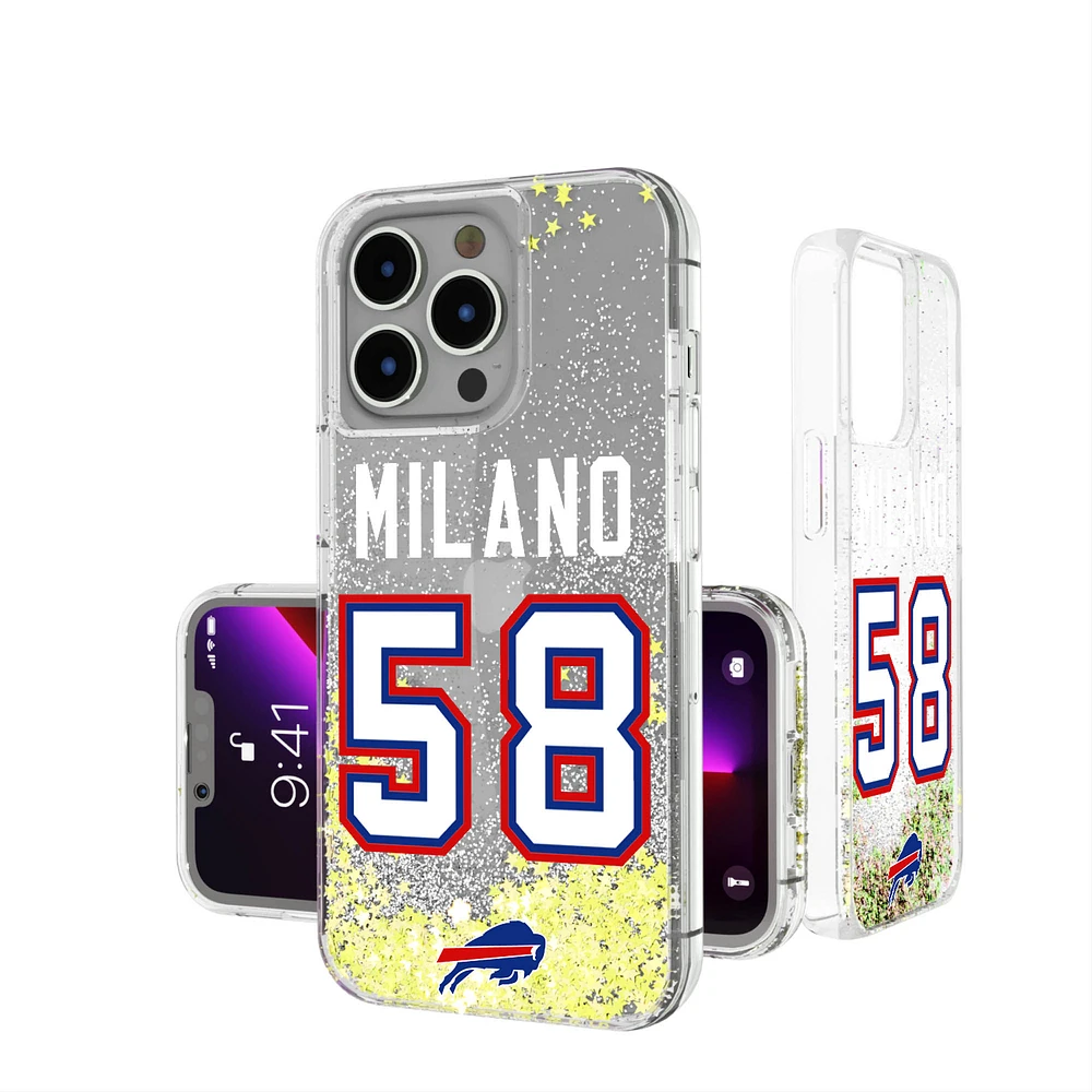 Keyscaper Matt Milano Buffalo Bills iPhone Glitter Phone Case