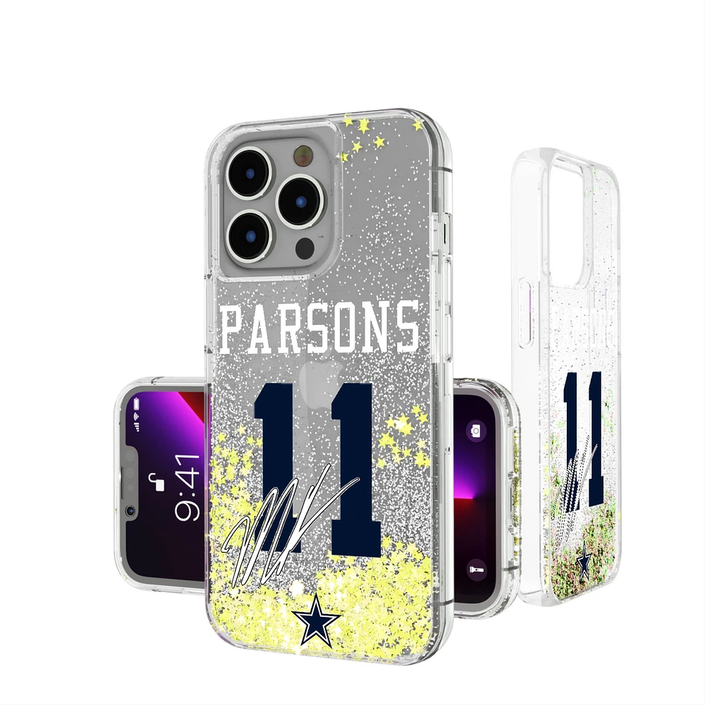 Keyscaper Micah Parsons Dallas Cowboys iPhone Glitter Phone Case