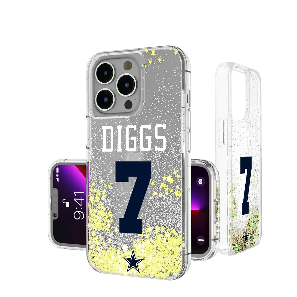 Keyscaper Trevon Diggs Dallas Cowboys iPhone Glitter Phone Case