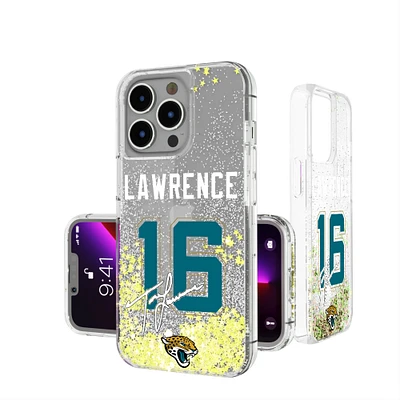 Keyscaper Trevor Lawrence Jacksonville Jaguars iPhone Glitter Phone Case