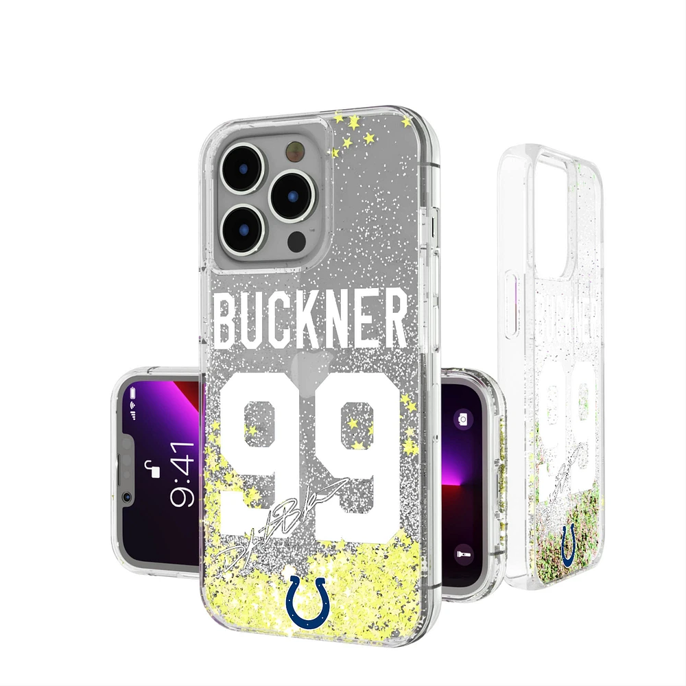 Keyscaper DeForest Buckner Indianapolis Colts iPhone Glitter Phone Case