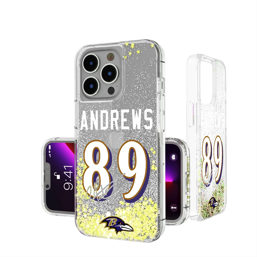 Keyscaper Mark Andrews Baltimore Ravens iPhone Glitter Phone Case