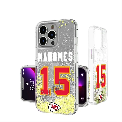 Keyscaper Patrick Mahomes Kansas City Chiefs iPhone Glitter Phone Case