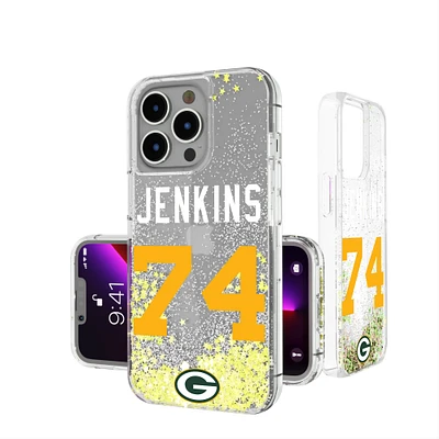 Keyscaper Elgton Jenkins Green Bay Packers iPhone Glitter Phone Case