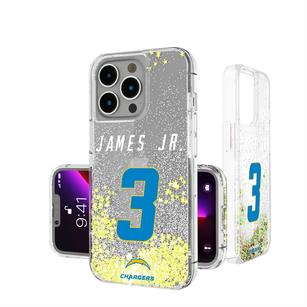 Keyscaper Derwin James Jr. Los Angeles Chargers iPhone Glitter Phone Case