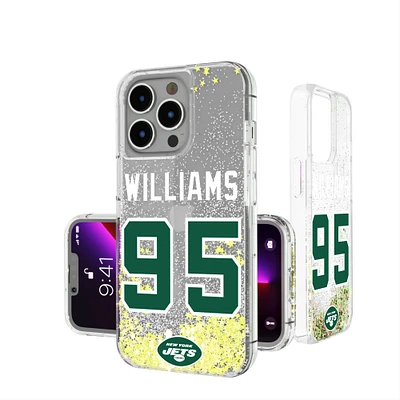 Keyscaper Quinnen Williams New York Jets iPhone Glitter Phone Case