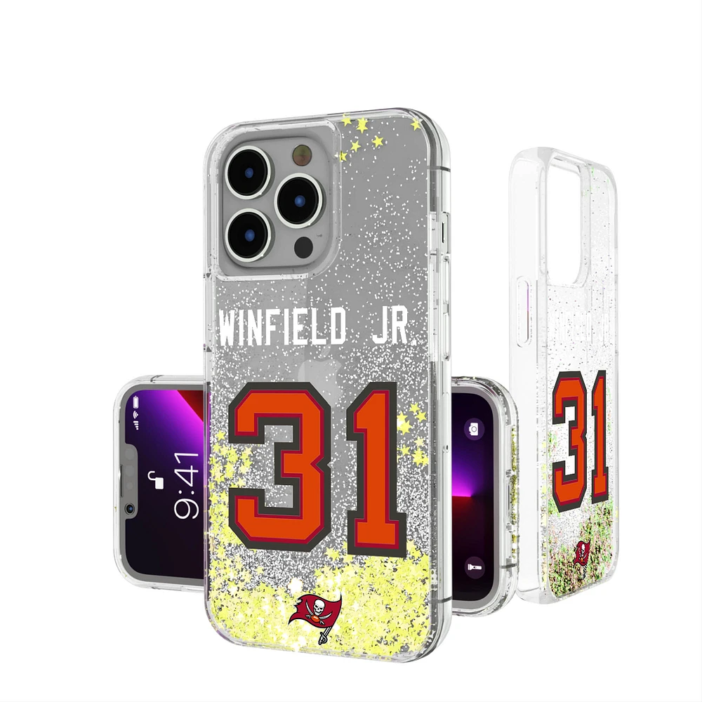 Keyscaper Antoine Winfield Jr. Tampa Bay Buccaneers iPhone Glitter Phone Case