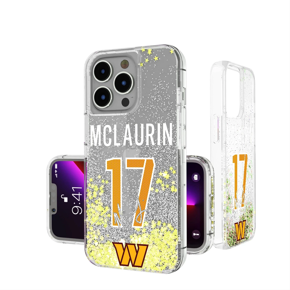 Keyscaper Terry McLaurin Washington Commanders iPhone Glitter Phone Case