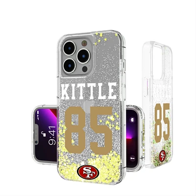 Keyscaper George Kittle San Francisco 49ers iPhone Glitter Phone Case