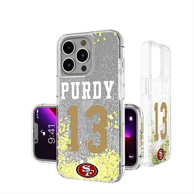 Keyscaper Brock Purdy San Francisco 49ers iPhone Glitter Phone Case
