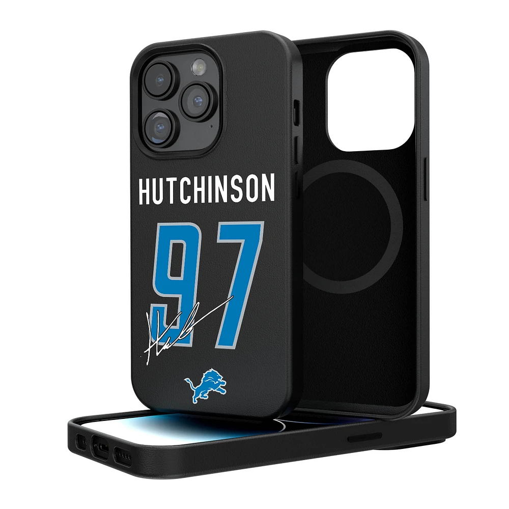 Keyscaper Aidan Hutchinson Detroit Lions iPhone Magnetic Bump Case
