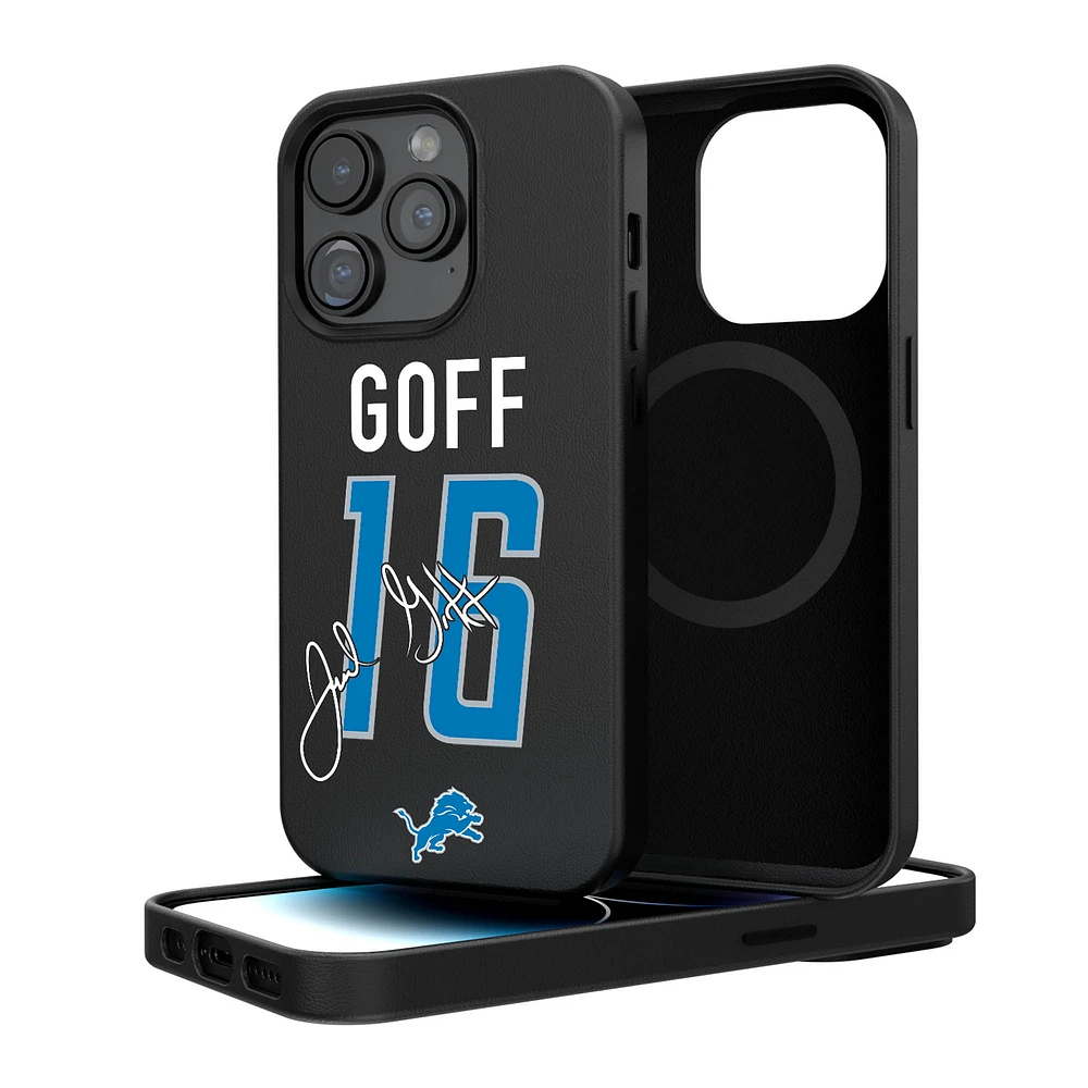 Keyscaper Jared Goff Detroit Lions iPhone Magnetic Bump Case