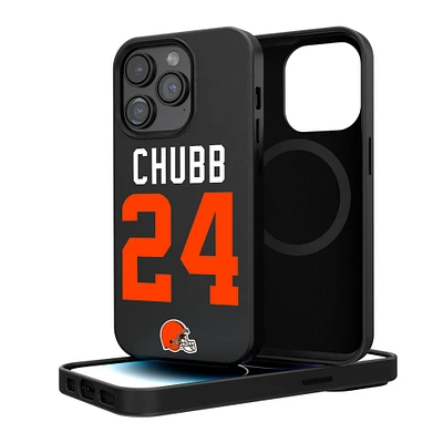 Keyscaper Nick Chubb Cleveland Browns iPhone Magnetic Bump Case